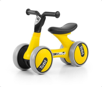 Rowerek dla dzieci Milly Mally Tobi Black &amp;amp; Yellow 